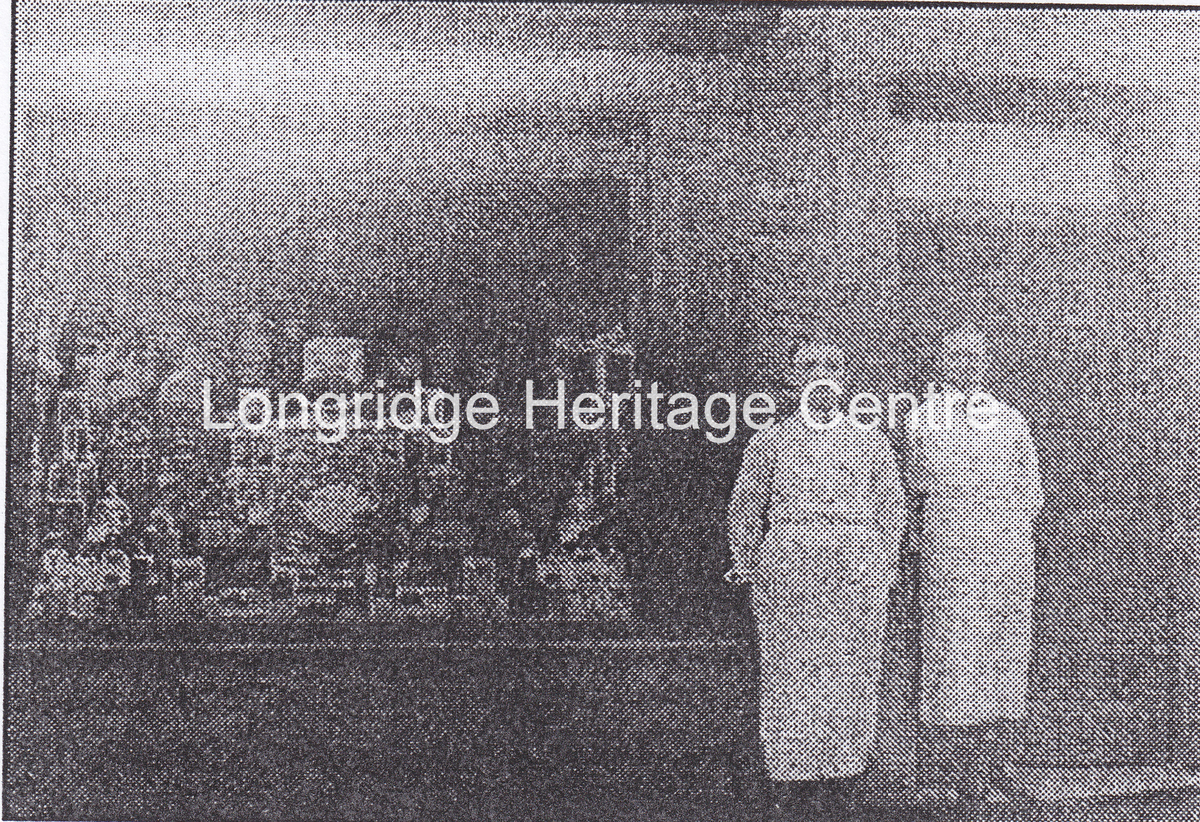 893 - Co-op building - Group of employees outside main building - Unknown